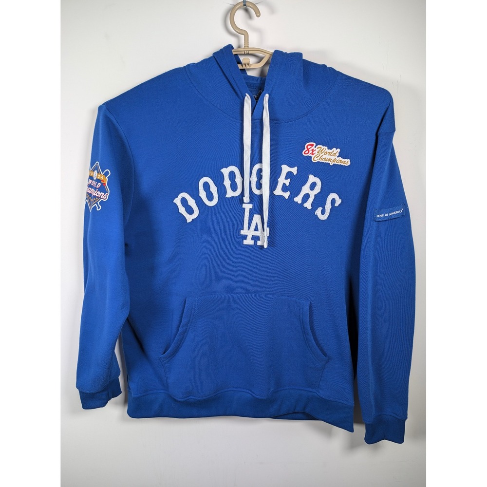 LA Dodgers Mens Hoodie 2024 World Champions Sportswear-Unlimited Blue Fleece XL